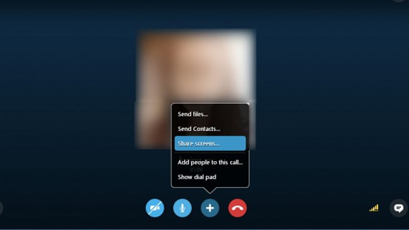 Với Skype bạn có thể chia sẻ các buổi xem chung